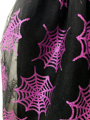 Spider Web Sparkle Twirl Dress ©